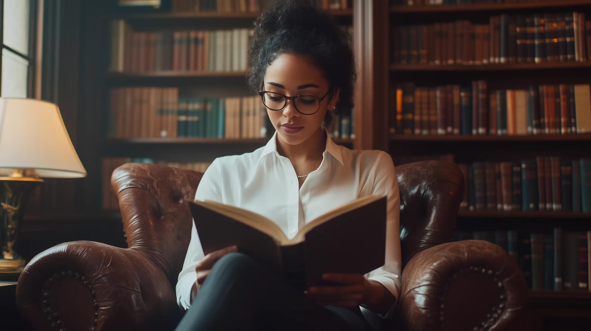 Healthcare professional reading a book as part of continuous professional development, reflecting the importance of lifelong learning for healthcare teams to stay updated on best practices and industry advancements