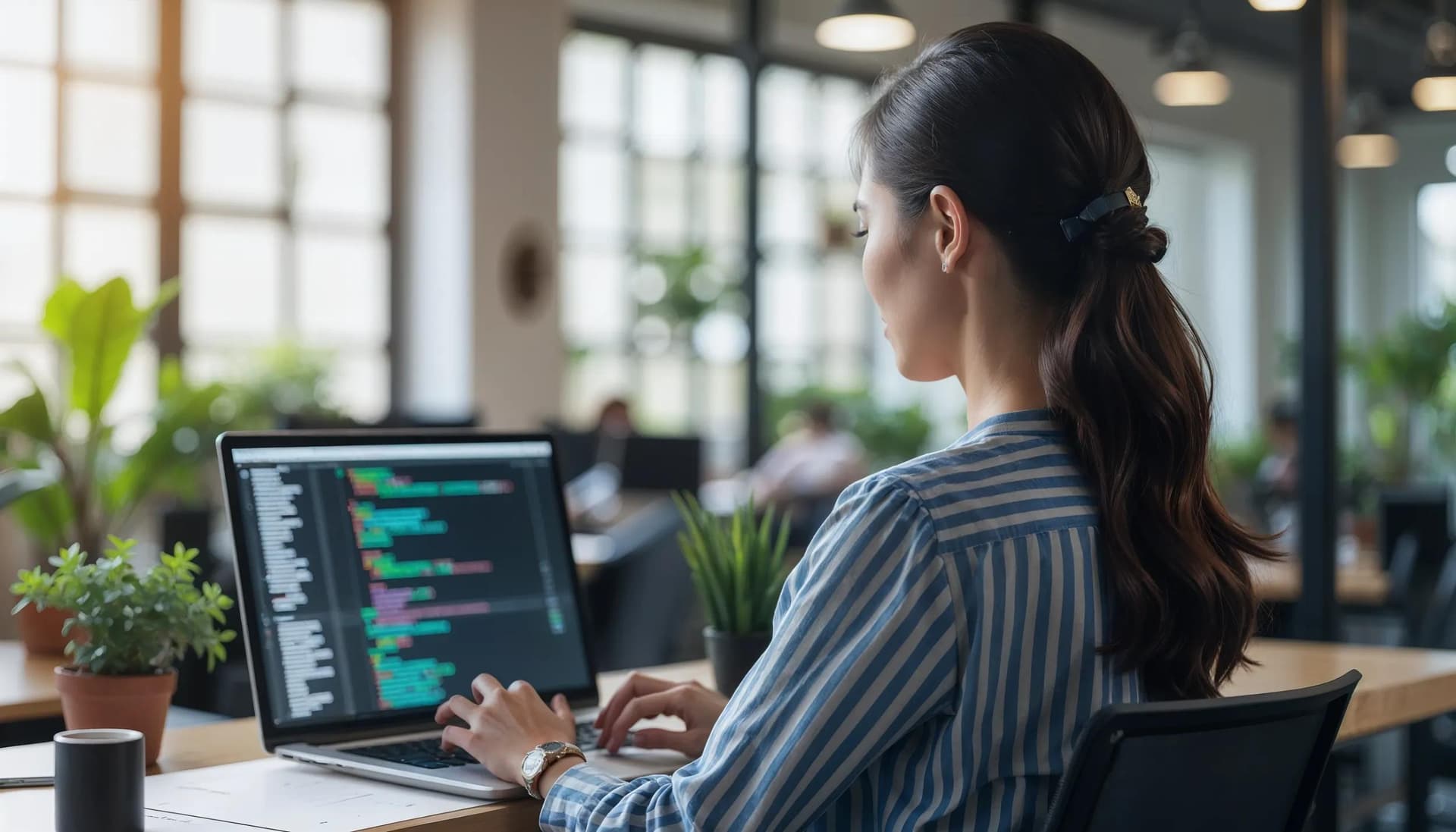 A blockchain security expert integrating new features to a healthcare facility's biometrics services